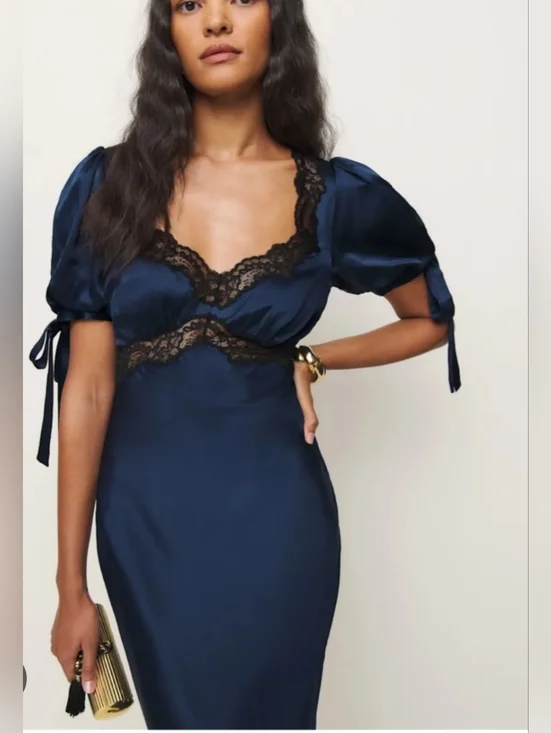 reformation stella silk dress Everyone loves the Stella Silk Dress. Including @dcopperman